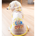 High quality fashion pet clothing waterproof raincoat pet